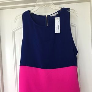 41Hawrhorn colorblocked sleeveless blouse XL